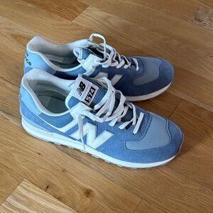 New Balance Rugged Blue and white 574s men’s size 12 Never Worn